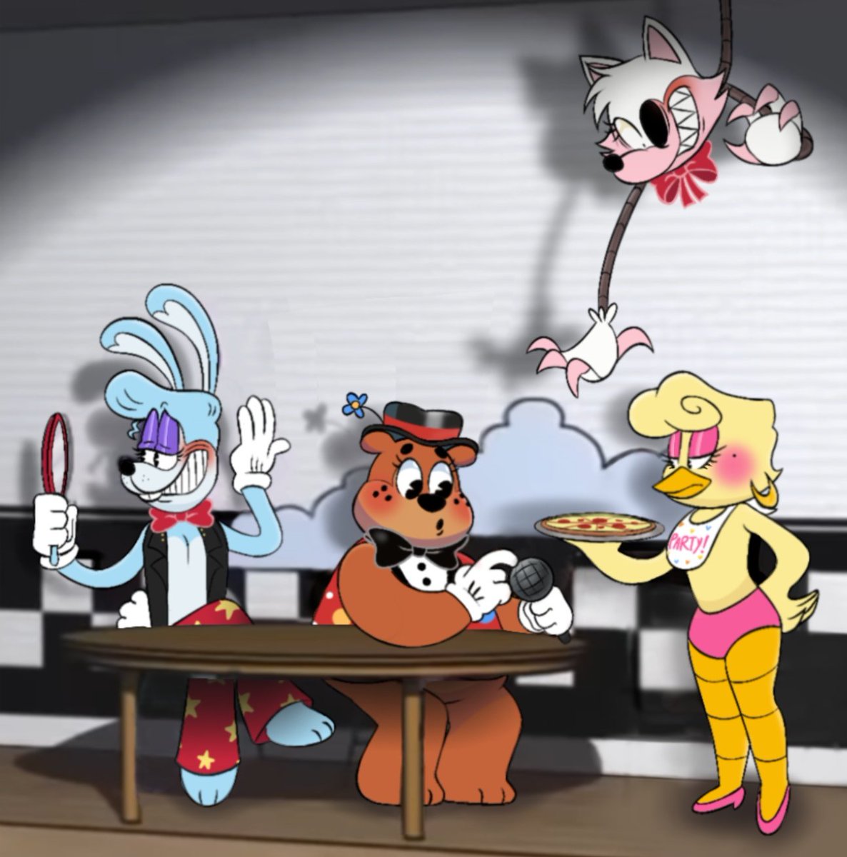 zleepysnailz's tweet image. i dont remember this happening #fnaf