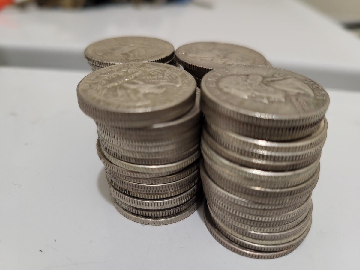 I collect the quarters for some of the owners' laundry machines at apartment buildings. It's amazing how many silver quarters I find.  It's kind of a stupid hobby of mine.