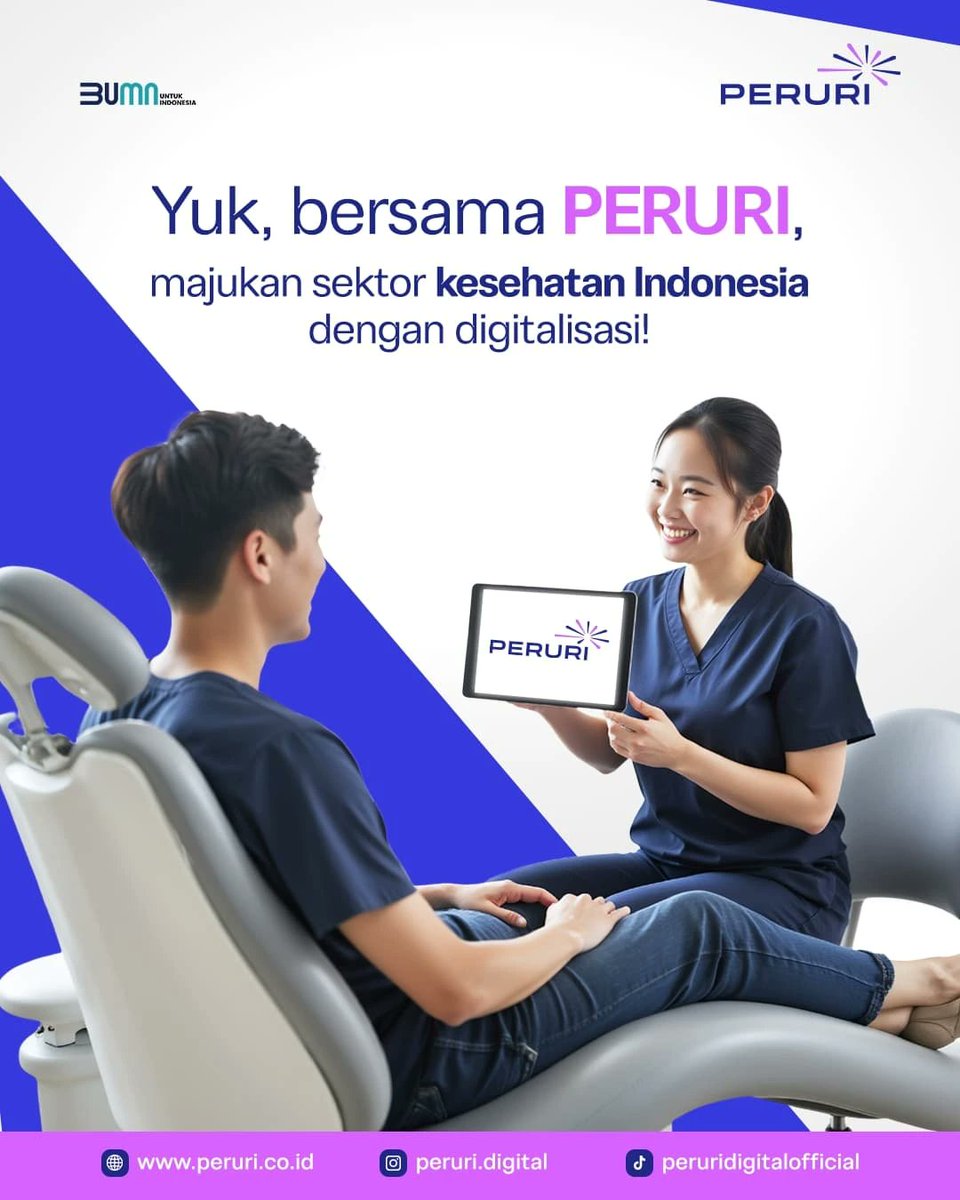 Semua kebutuhan itu terjawab oleh PERURI. Teknologi berlapis, legalitas jelas, solusi digital aman, sah, dan efisien.

Mulai transformasi bisnis kesehatan sekarang!

#KeamananDigital #TransformasiDigital #DigitalTrust #AmanDenganPERURI #DigitalisasiBersamaPERURI