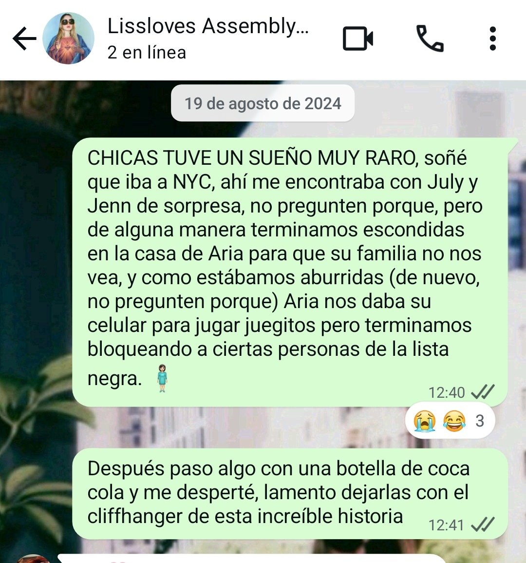 lisslovecc's tweet photo. Me voy a exponer sola aquí pero, no puede ser que siempre tenga los sueños más estúpidos. https://t.co/DmIGrxD64F