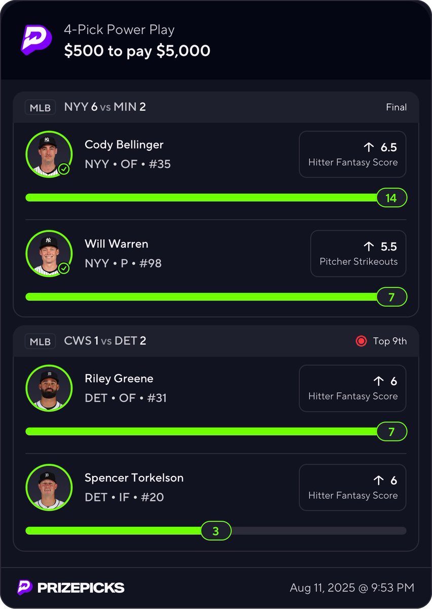 We Got MLB, NBA ,PRIZE PICKS etc☘️ Hitting Huge Tonight Join the winning team click Link Directly And Hit Money 🤑 TAP IN NOW 

🔥➡️ t.me/+cg7nP1acVyw0M…

#PrizePicks #GamblingTwitter #DFS #sportsbettingpicks #NBA #MLB #WNBA #CSGO #LoL #NFL    #underdogfantasy