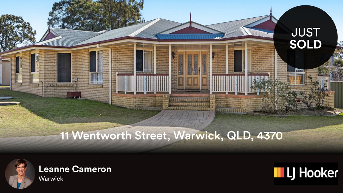 LJCSells's tweet image. 🛌 3 🛀 2 🚘 3
📍 11 Wentworth Street, Warwick, QLD, 4370

My latest sale on RateMyAgent.

rma.reviews/mvuh6k9kh2jb

...
#ratemyagent #realestate #LJ_Hooker__Warwick