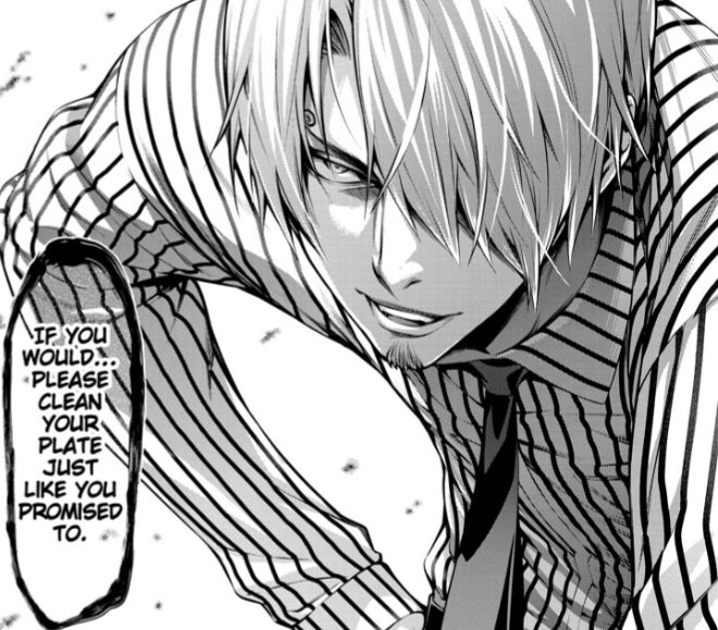 BLUESEASDEVIL's tweet image. // easily Shokugeki no Sanji, but only if they can make him as hot as he is in the manga