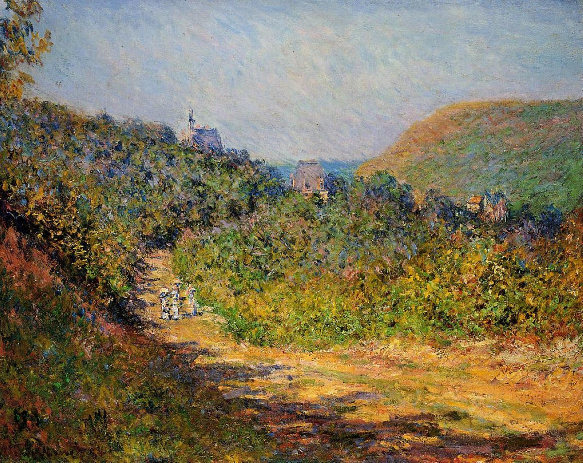 At Les Petit-Dalles - 1884 #artbots #monet