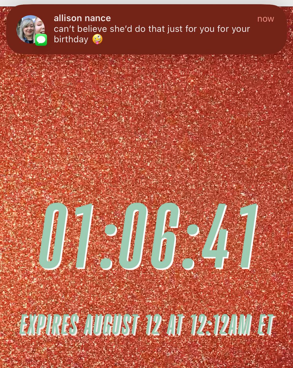 happy birthday to me! delusional that this is a personal gift from <a href="/taylornation13/">Taylor Nation</a> <a href="/taylorswift13/">Taylor Swift</a>