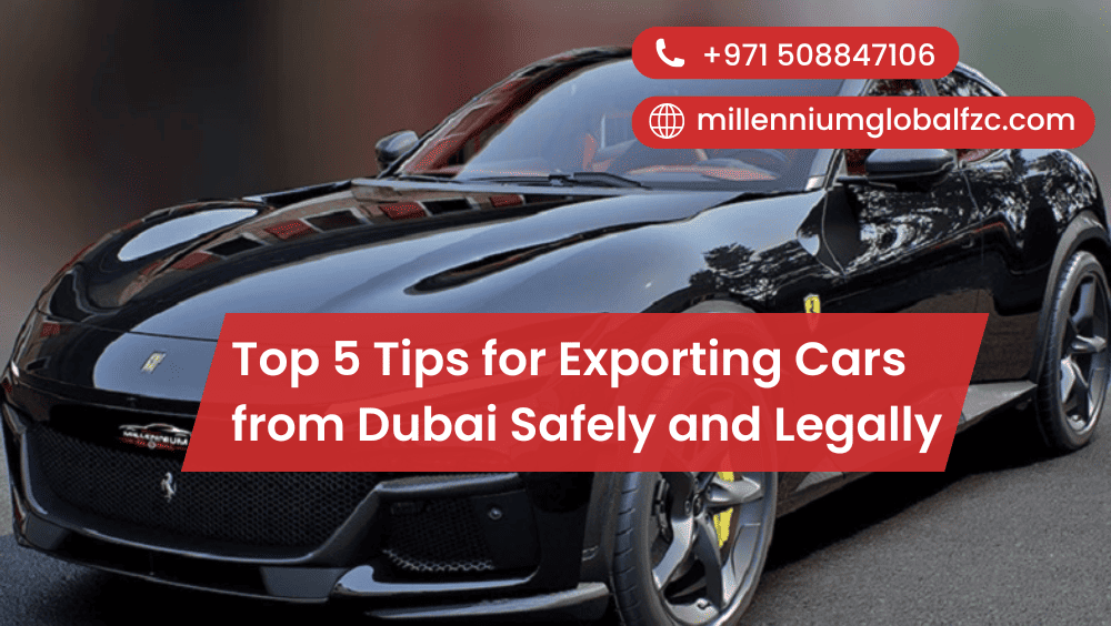 millenniumfzc's tweet photo. Top 5 Tips for Exporting Cars from Dubai Safely and Legally

Export cars from Dubai safely and legally by following these top 5 tips: paperwork, inspections, shipping, insurance, and customs.

Read on: https://t.co/UDlVEOBmb2

#carexport #carexporttips #carexportguide https://t.co/Raq3AmN7ob