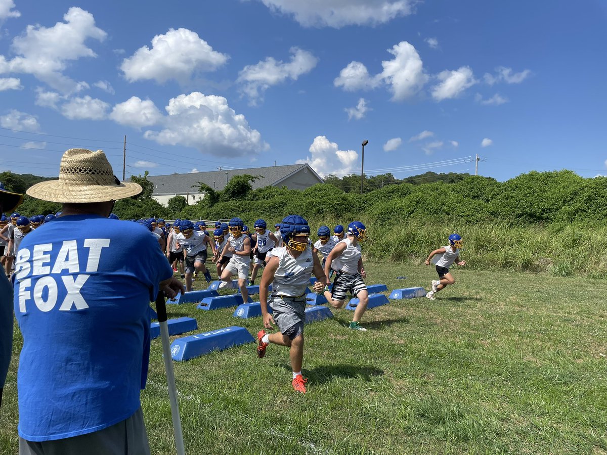 Day 1 of practice in the books… the practices are long, but the season is short. Parkway West comes to the Valley in 18 days!