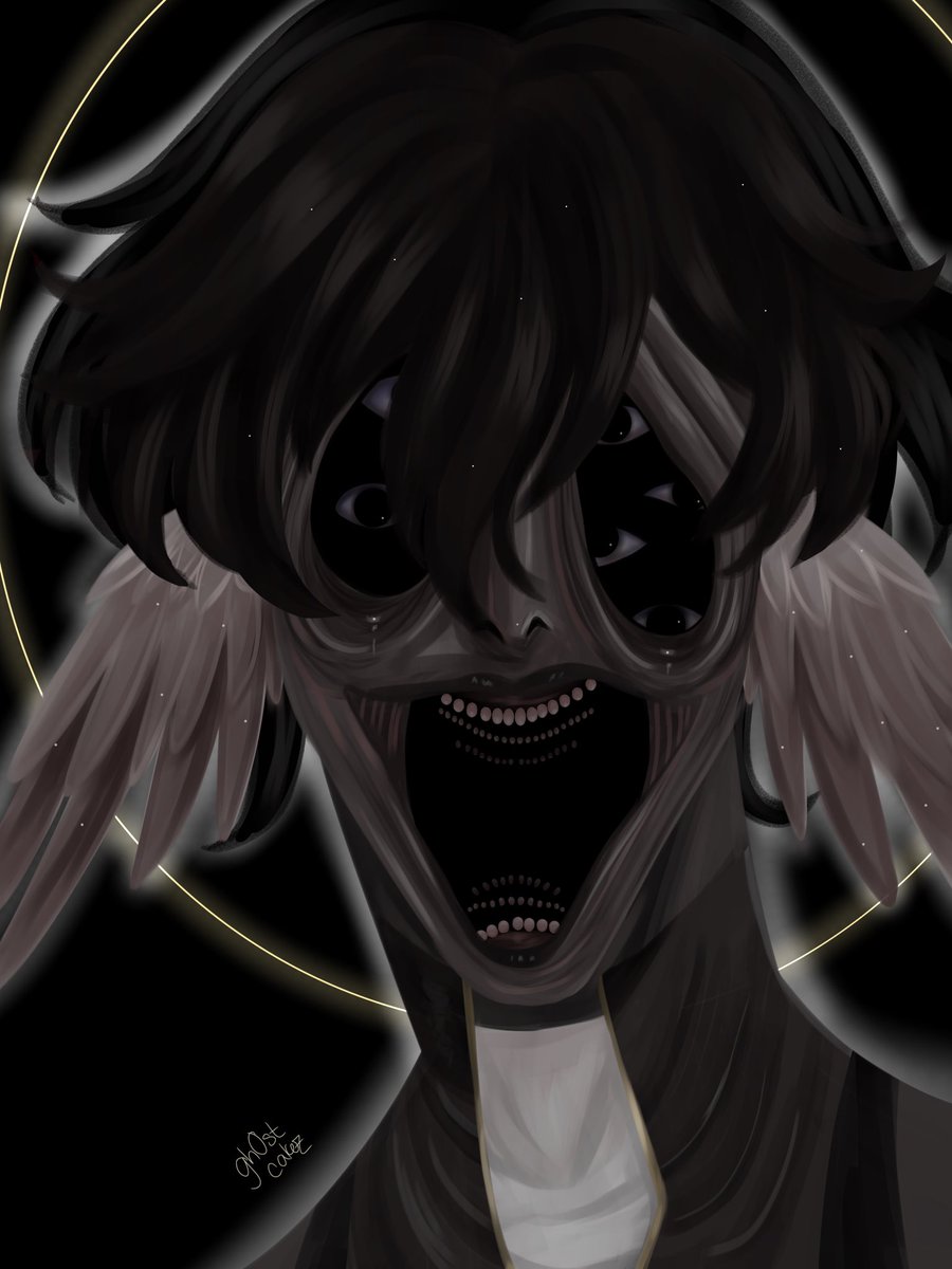 gh0stcakez's tweet photo. Horror AU

#obeyme #ObeymeSimeon https://t.co/tstmvdMnUU