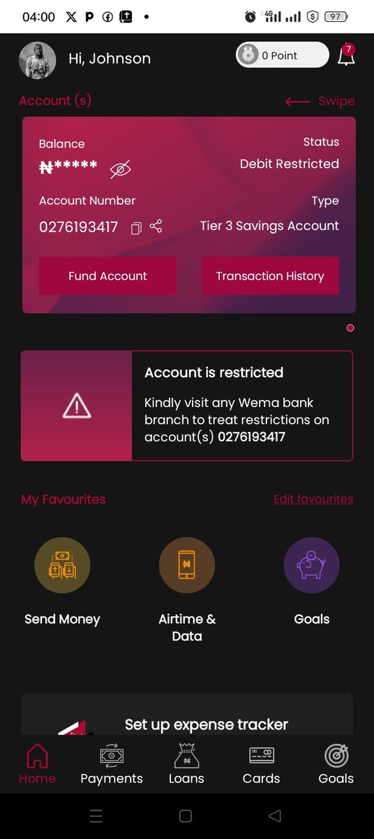MarkMerit_'s tweet photo. Restrictions again?
Just few weeks ago I upgraded this particular account!
Imagine Restriction on one account twice within a 40days😡

This bank people @wemabank @alat_ng forget say person time na Money ni?

Then what is the essence of the first upgrading update for?
 #wemabank https://t.co/4Vsodhn0Lf
