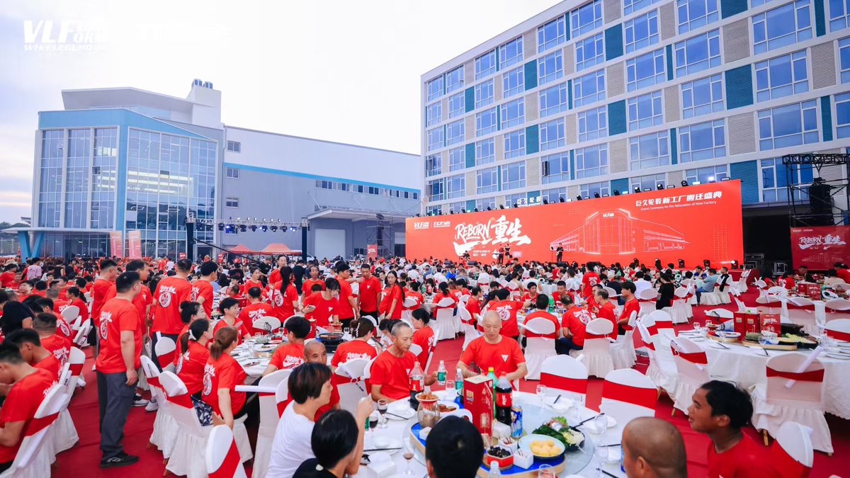 TeamRidemaxPH's tweet photo. Congratulations to our international partner VLF Wheelegend Group for opening its 84,000 sqm huge factory in China 🇨🇳👏🏻 

#VLFWheels #VLFlowForm #Wheelegend https://t.co/NzqG7uGomh