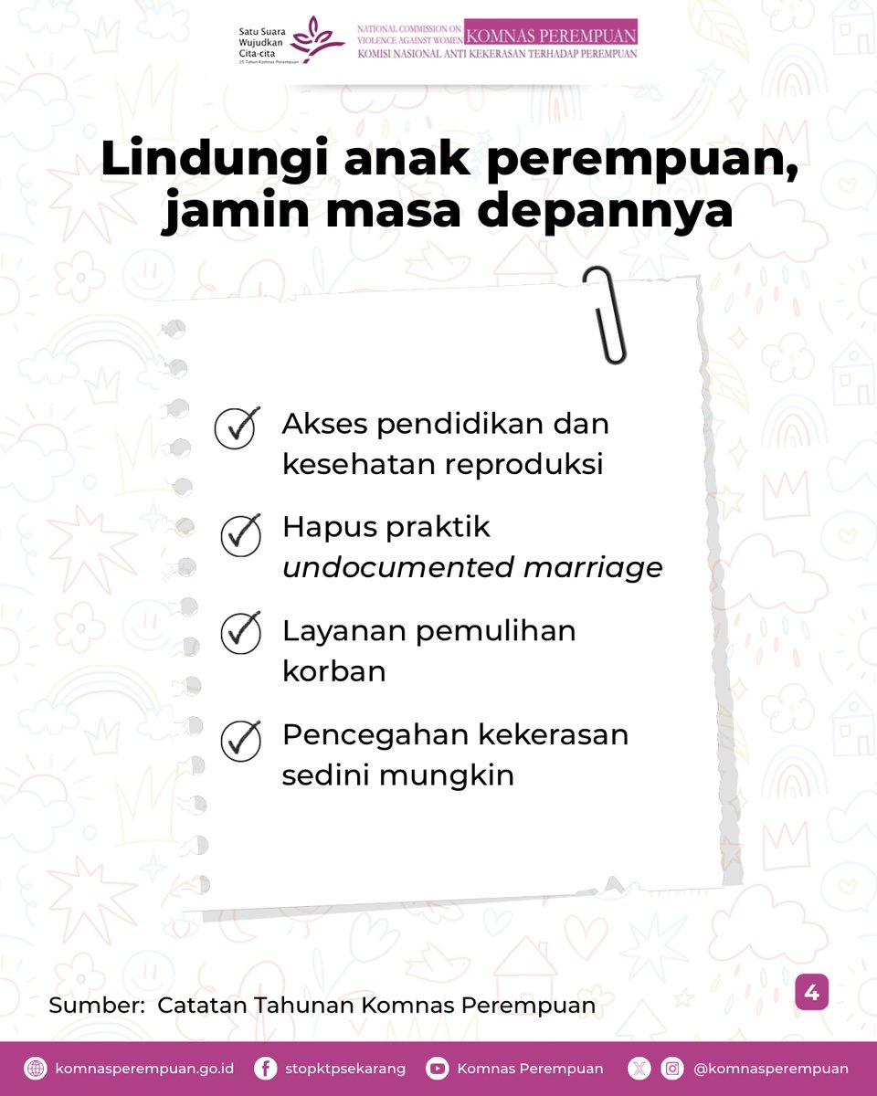 Dari kekerasan psikis, fisik, seksual, ekonomi hingga ancaman perkawinan anak, Catatan Tahunan Komnas Perempuan menunjukkan bahwa kekerasan terhadap anak perempuan terus terjadi dan semakin massif karena juga dilakukan dalam ruang-ruang digital.

Simak data kekerasan terhadap