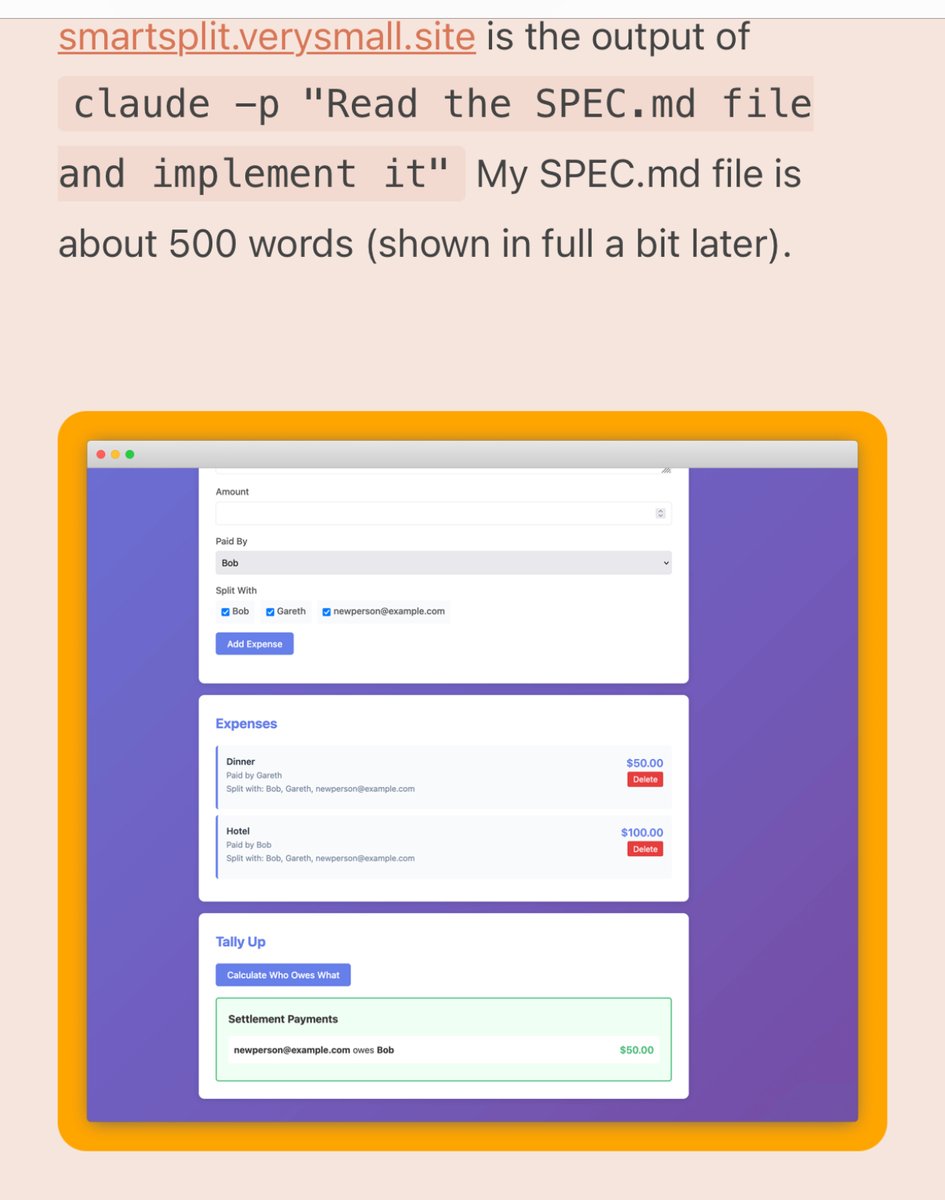 paraschopra's tweet image. Steal this idea.
A website that collates prompts that you can feed into Claude code for one-shot app development of various kinds.
English is the new source code for soloware, so who is building GitHub for it?