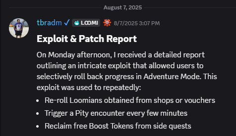 Hourly Loomian Legacy Confessions tweet media