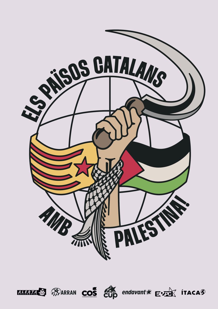Els Països Catalans amb Palestina! 🇵🇸✊

Més de 60.000 persones mortes, milers de desaparegudes, Gaza arrasada i una fam planifica. Cal aturar el genocidi!

#aturemelgenoci