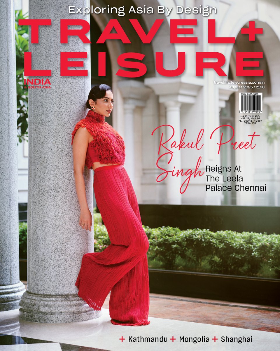 Our #AugustIssue reflects the quiet yet fierce growth of Asia, with a special focus on India’s evolving place as a travel destination. Our #coverstar, Rakul found herself constantly trading cities, schools, and friends—a life that shaped how she connects with the world today.