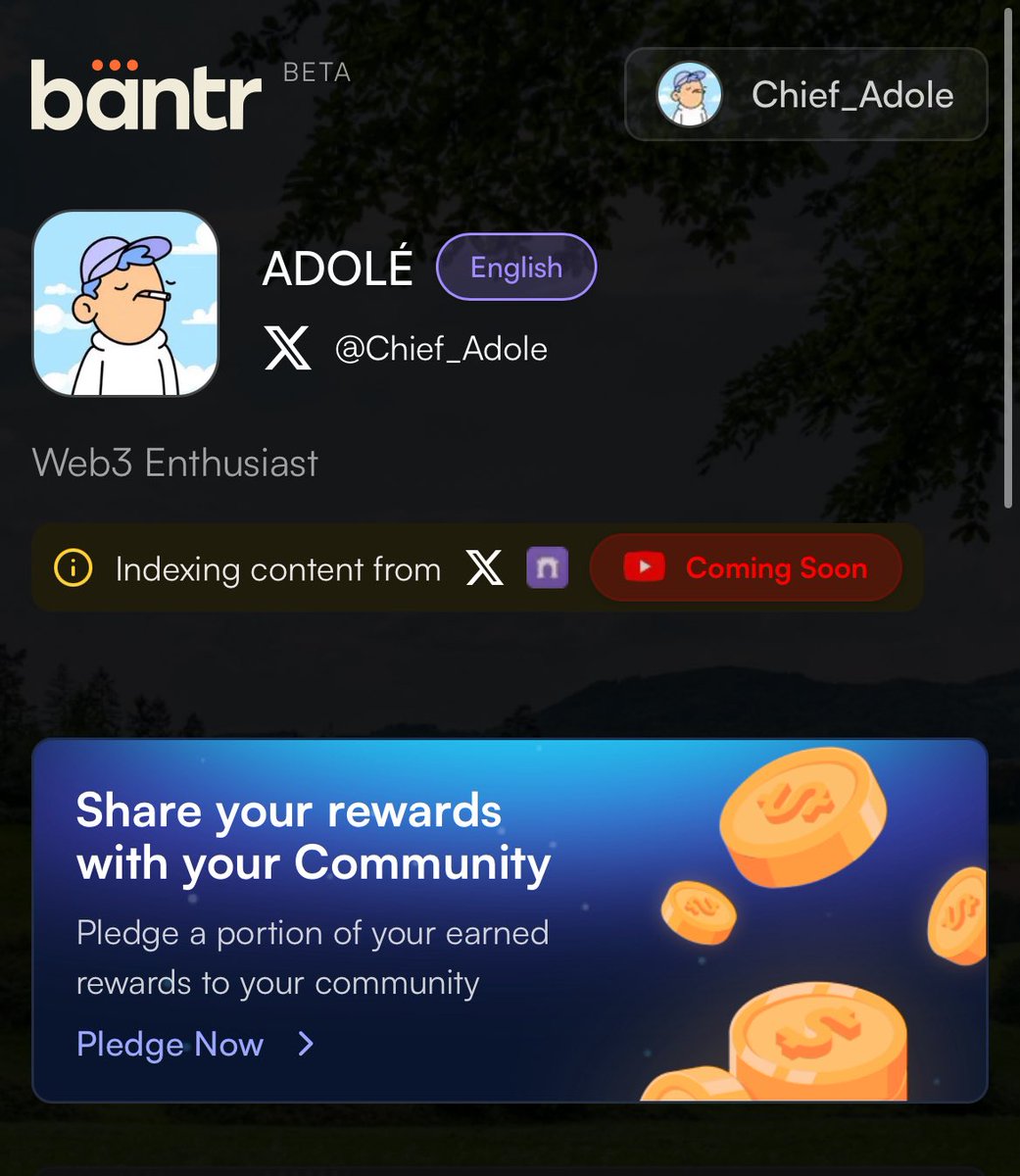 GM everyone

Been pivoting a lot since the Kaito update

But I’m deciding to sticking with <a href="/Bantr_fun/">Bantr</a> 

I’ve got a good feeling about them

Things you need to know about them 

> Bantr is an infoFi platform where projects run campaigns.

> You’re early, and it’s easy to use.

>