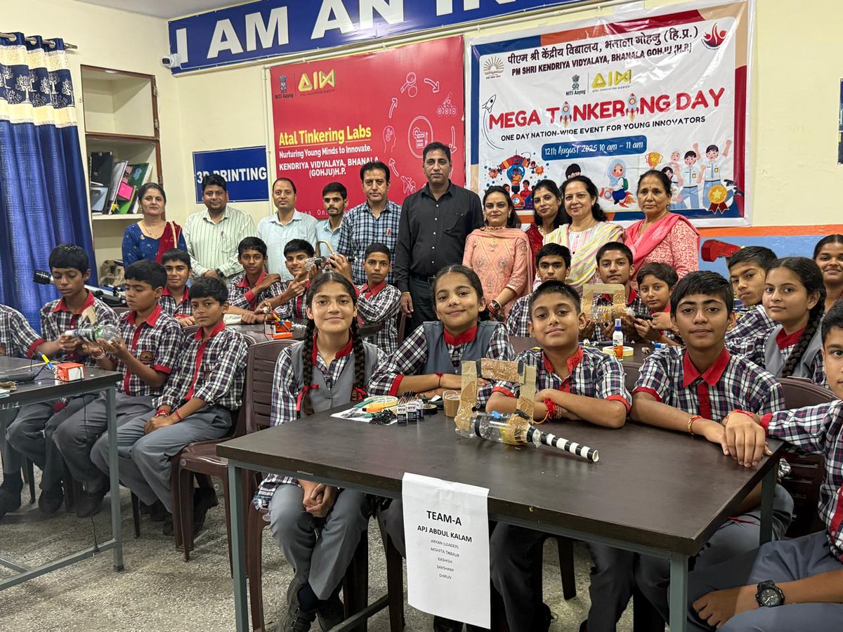 kvbhanala's tweet image. Celebration of Mega Tinkering Day #Megatinkeringday #ATLreflections @KVS_HQ #WhatWeBuilt