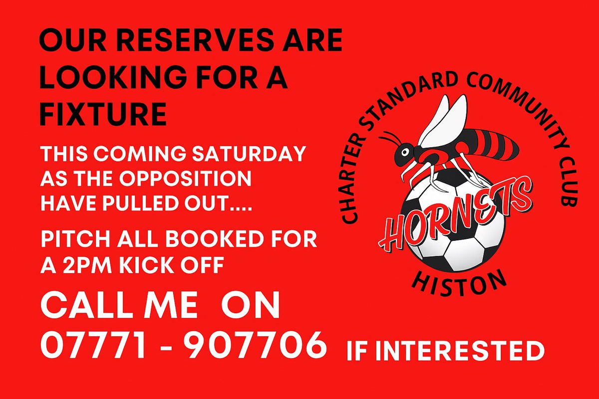 Histon Hornets FC (@histonhornets_) on Twitter photo 