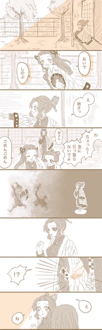 しのぶさんと禰󠄀豆子ちゃん 