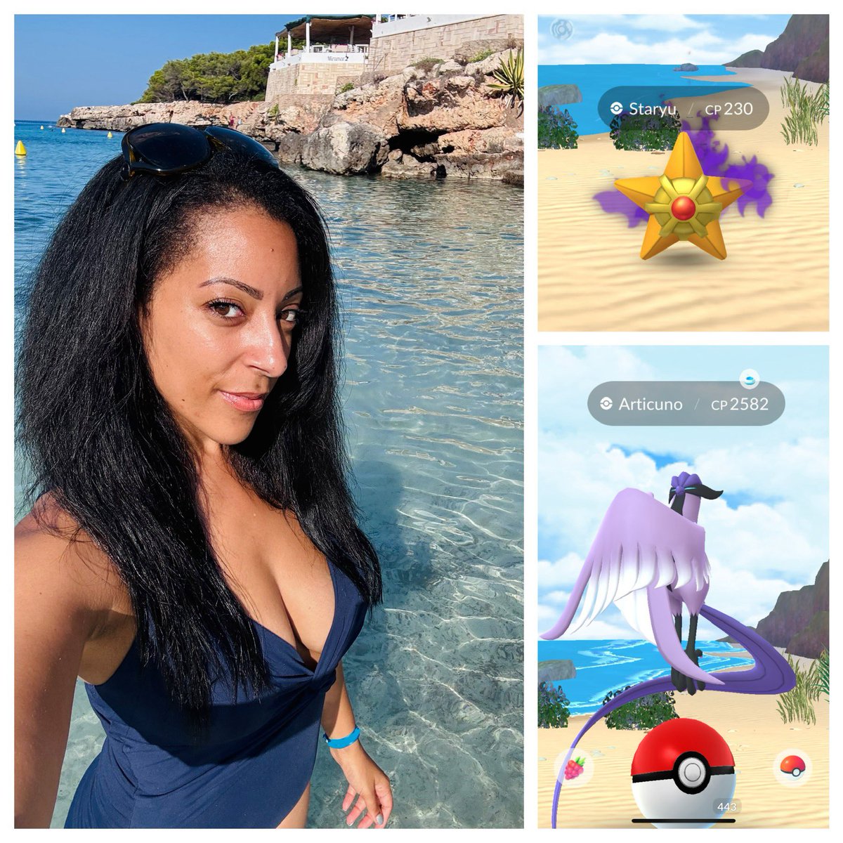 TrainerMissCat's tweet image. Beach hair &amp;amp; beach spawns 🏝️ No I’m not sorry for the holiday spam 😆 and also no artícuno did not want to be my friend 🥲

#pokemongo #girlswhoplaypokemon #shadowpokemon #legendarypokemon