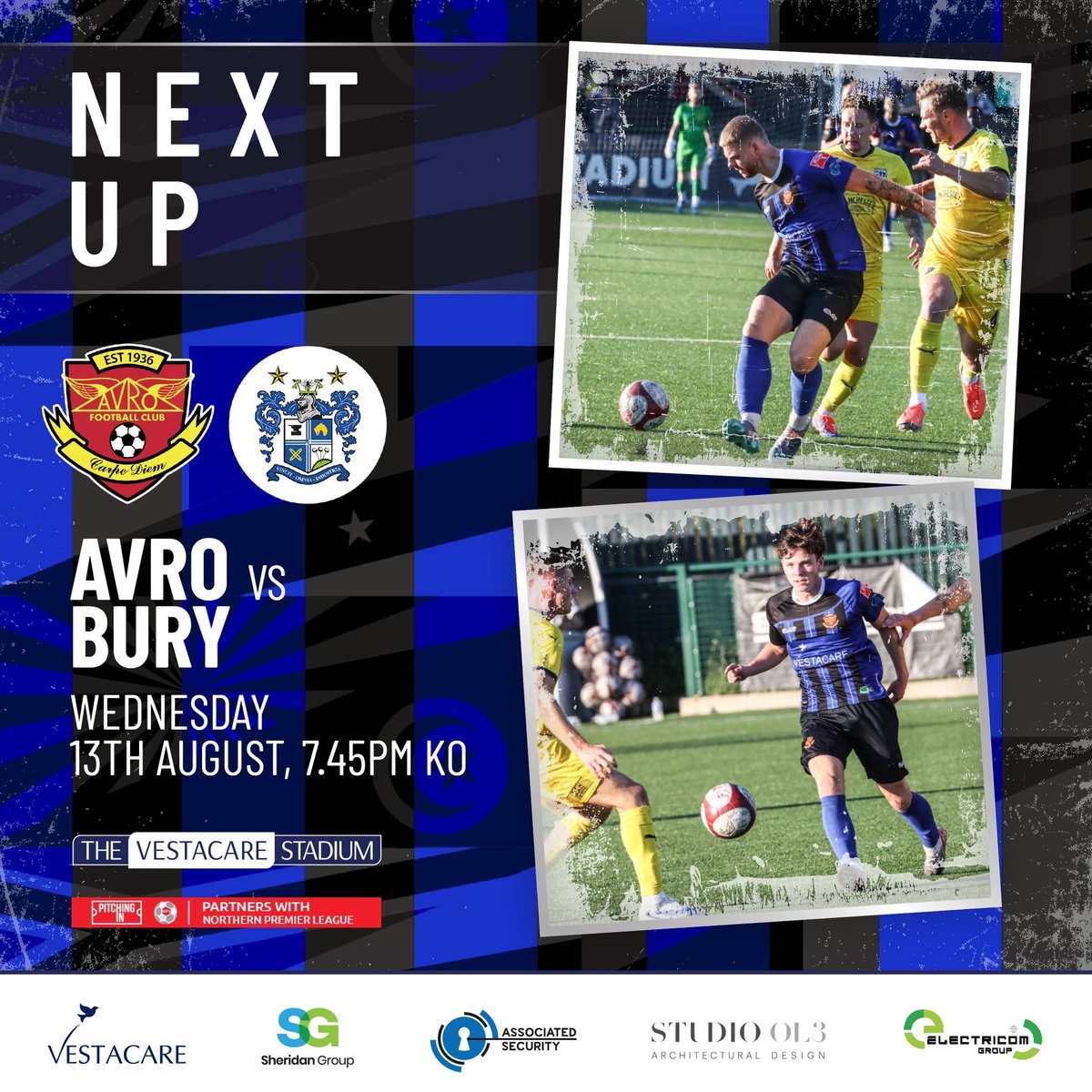 ⏳ NEXT | We welcome <a href="/buryfcofficial/">Bury Football Club</a> to The Vestacare tomorrow night as we look to build on our opening day victory.

🚨‼️ Fans have until 13:00 TOMORROW to purchase an online ticket. This is an ALL ticket fixture with no tickets on the gate available. Buy online to avoid
