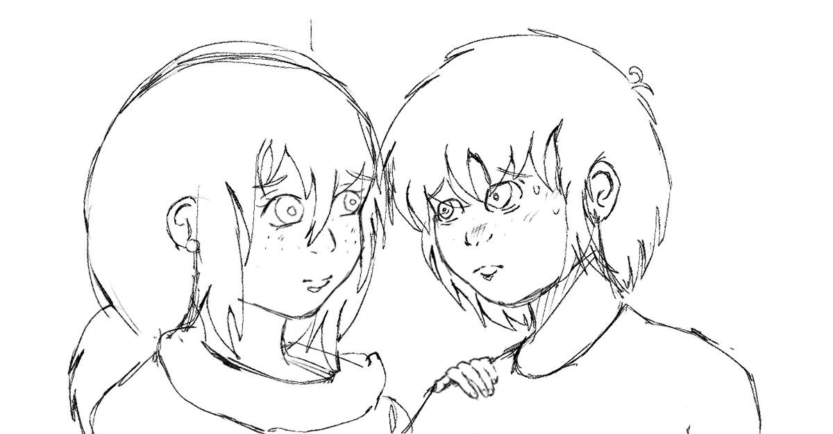 rinrincowboy's tweet photo. Okay here’s the #wip #siblings #notromantic #twins #hashtag (repost cuz Historia’s hand was backwards 😭😭😭) https://t.co/lOtQ1xtPbR