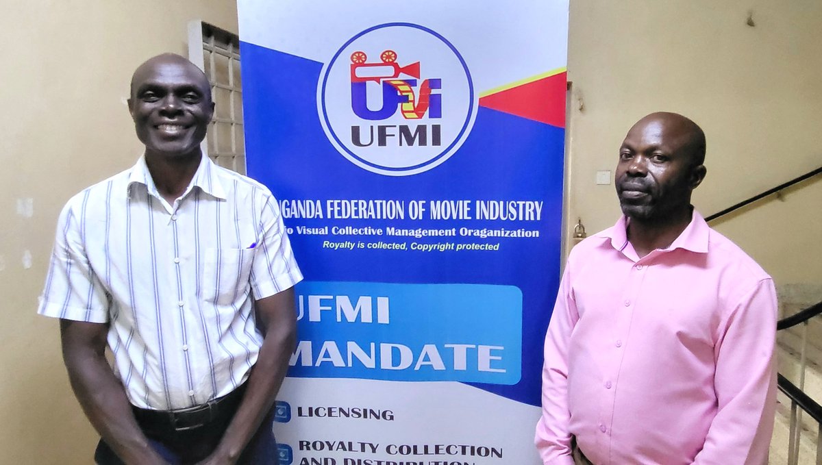 Productive visit with #RobertWomayi, SG of #UFMI, in Kampala. Discussed advancing Uganda's film industry &amp; UFMI's role in copyright/protection. Explored Mediavision Academy x UFMI collaboration on skilling &amp; copyright for members. Synergy is key for our film sector! #UgandanFilm