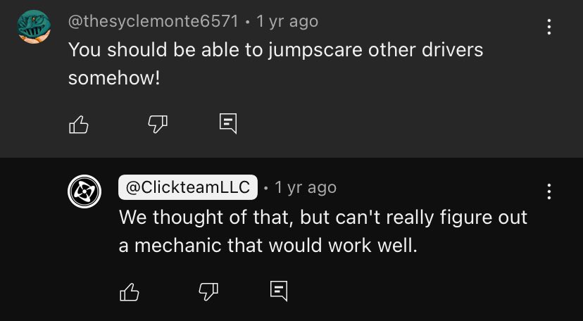 Fun Fact: Clickteam cut out the “Jumpscare” item found in the files due to not being able to find a good solution.