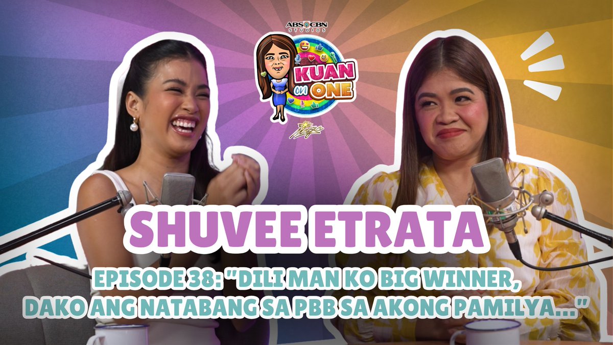 SHUVEE ETRATA: “Hindi man ako Big Winner, malaki ang naitulong ng PBB sa pamilya ko…”

We love this girl!! 🥹 Watch as she shares her toughest challenges, biggest blessings, and her heartfelt dreams for her family in the latest episode of #KuanOnOne HERE:
bit.ly/KuanonOneS3E09