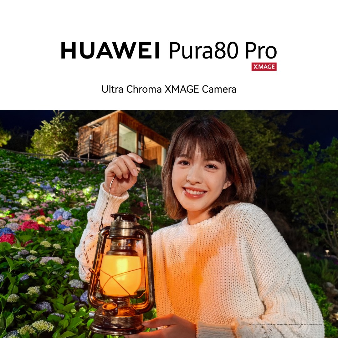 No filters. No exaggeration. Just pure, stunning colour with #HUAWEIPura80 Pro's Ultra Chroma Camera.
