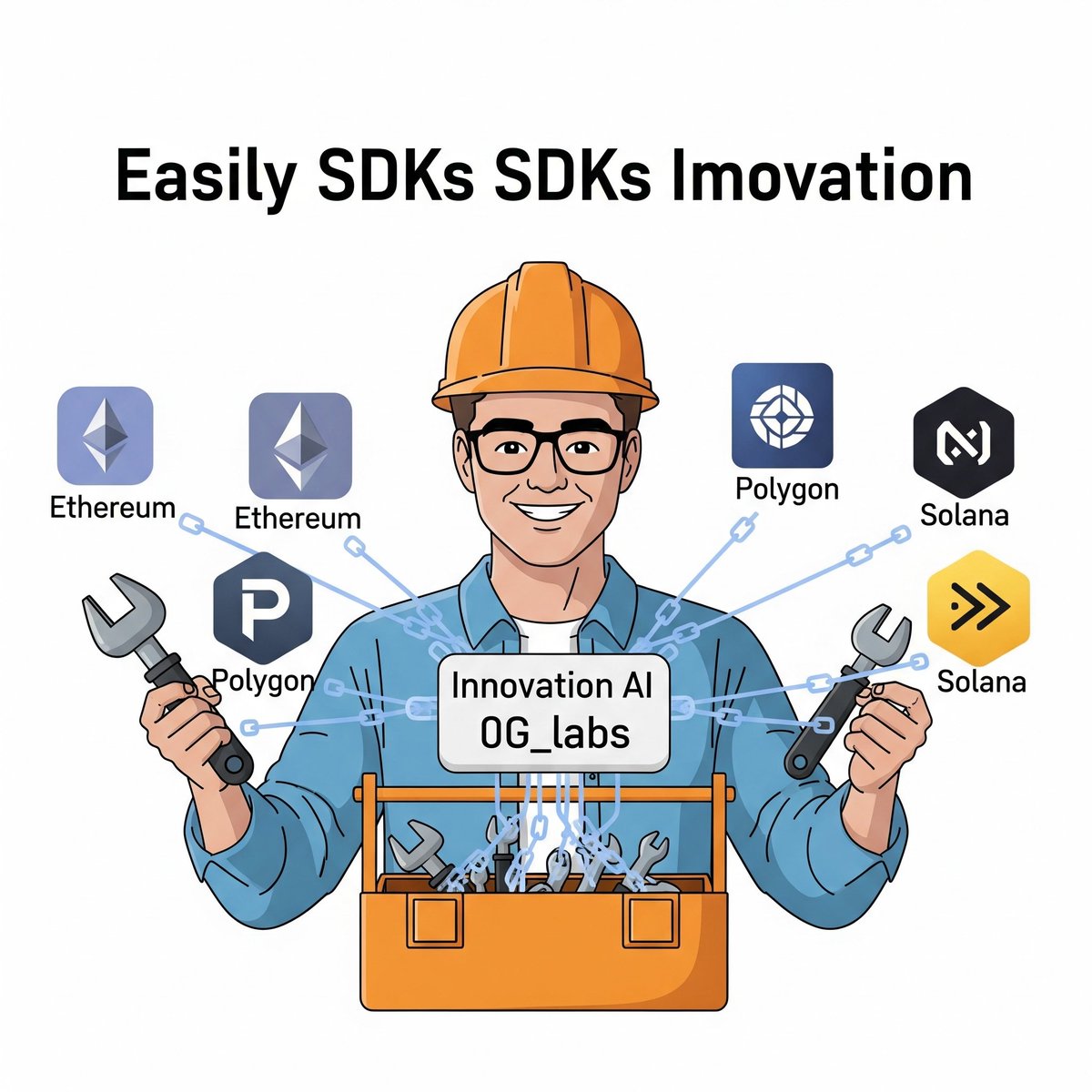 Andress08007's tweet image. Ready to build? @0G_labs offers SDKs for cross-chain integration, supporting Ethereum, Polygon, Solana, and more. Start innovating on-chain AI. #DeveloperTools #BuildOnWeb3