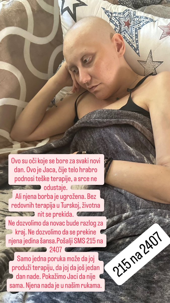 Šta reći, a ne zaplakati..
Pomozite dobri ljudi, ko koliko može..
SMS 215 na 2407, RT...🙏❤️