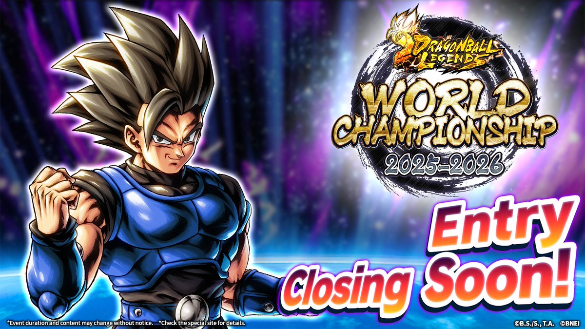 A World Championship Entry Deadline Is Tomorrow ＼ The deadline to