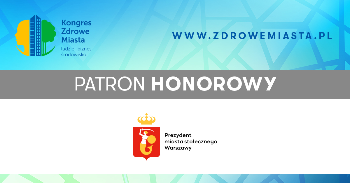 📢 Miło nam poinformować, że Prezydent Miasta Stołecznego <a href="/warszawa/">Warszawa</a> objął patronatem honorowym tegoroczną edycję Kongresu Zdrowe Miasta 🏙️💚
 
To dla nas ogromne wyróżnienie i potwierdzenie tego, jak ważna jest rozmowa o zdrowiu mieszkańców, zrównoważonym rozwoju i tworzeniu