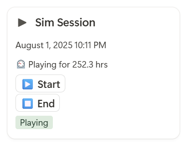 yellowllamaco's tweet image. When you forget to press the "End" button in the SimGuardian after you're done playing. 🤭

#oopsie #SimGuardian #Notion #Sims4