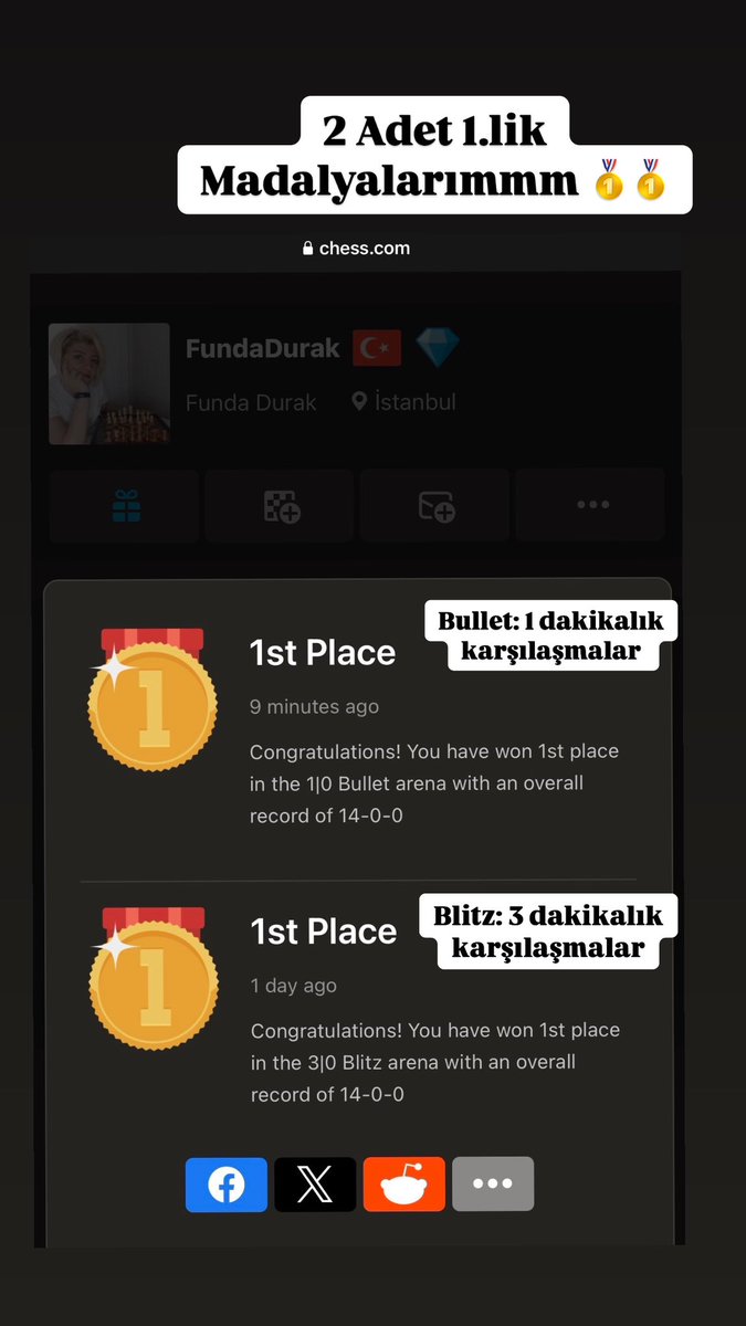 _FundaDurak_'s tweet image. 1429 oyuncu arasından Bullet satrançta şampiyon! ⚡♟
Hız, strateji, zafer! 🏆

#chess #game #satranç 
@OA_BAK @chesscom