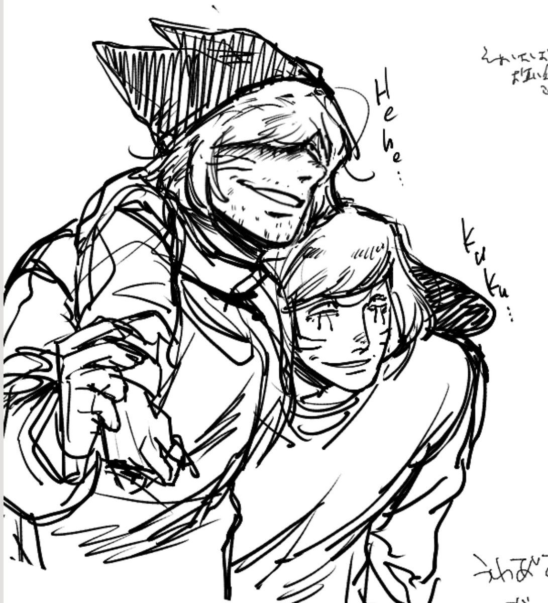 Nebel_xxx's tweet photo. 最近新しい絵載せれてないので、過去に絵チャにお邪魔した時のものを。
犬ルサは本当に描き堪え抜群で爽時空のニェニョは本当に仲が良さそうで。 https://t.co/8Ggf9C74Vj