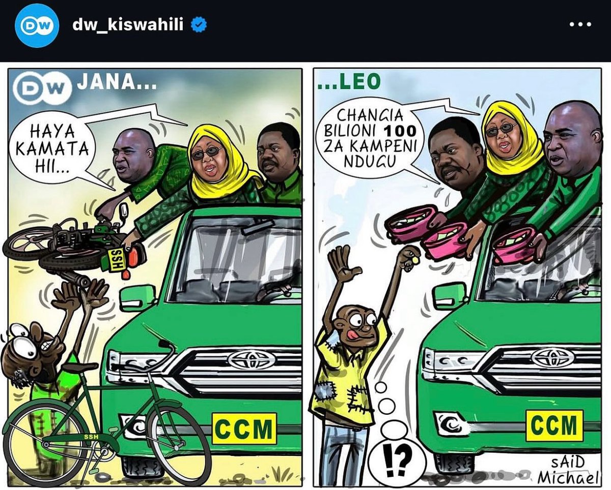 Hivi ndiyo vituko vya <a href="/ccm_tanzania/">Chama Cha Mapinduzi</a> na <a href="/SuluhuSamia/">Samia Suluhu</a> wao