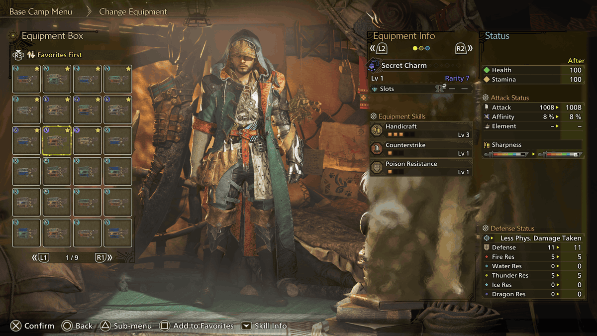 First look at the new charms in #mhwilds

- Weapon skills confirmed
- Slots confirmed
- 5 skill points (+1 from slot)