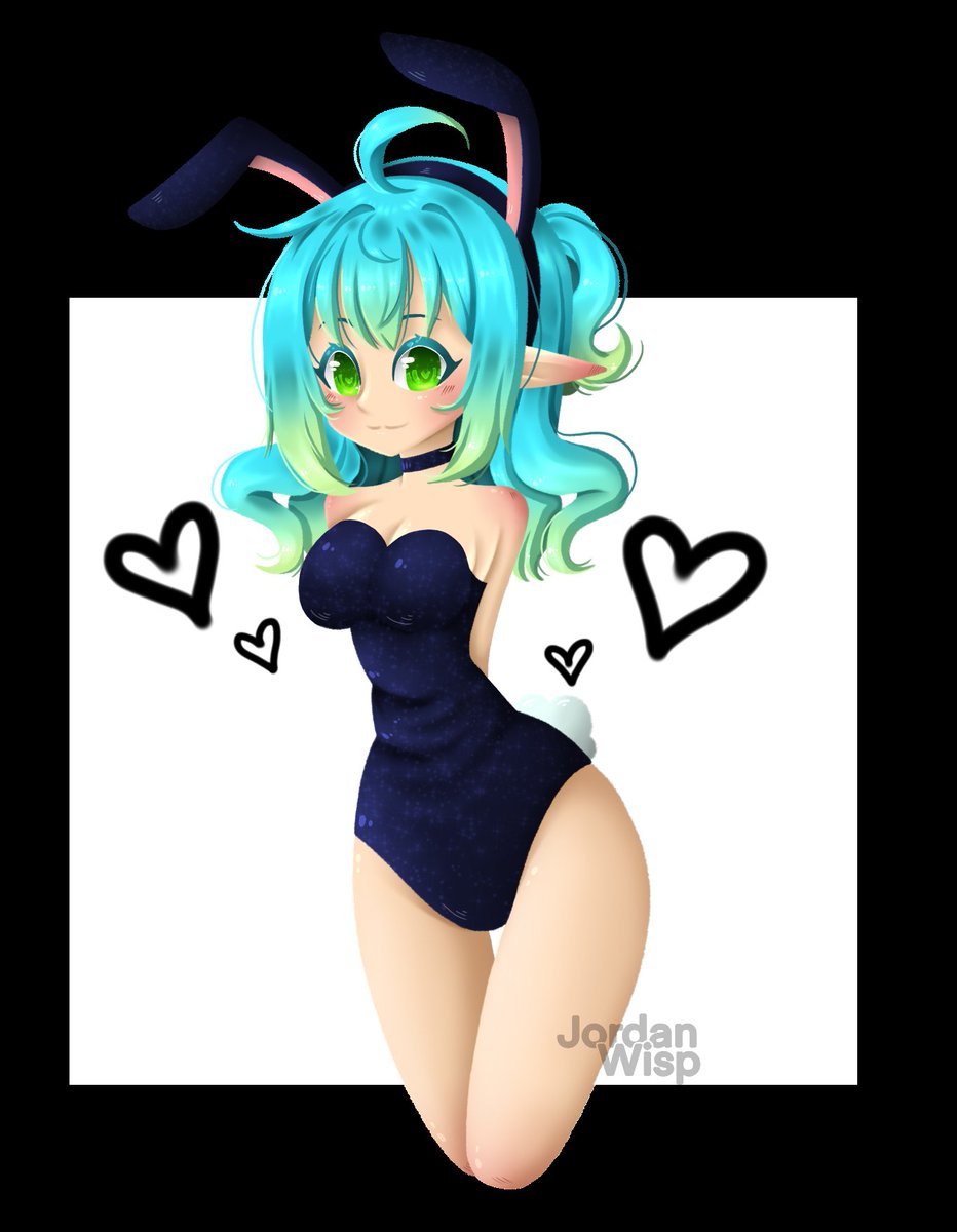 JordanWisp's tweet photo. Esmé in a sexy bunny costume ;3

#digitalart #DigitalArtist #ocart #ocartist #fyp #Bunnysuit https://t.co/usFaWmcIT2