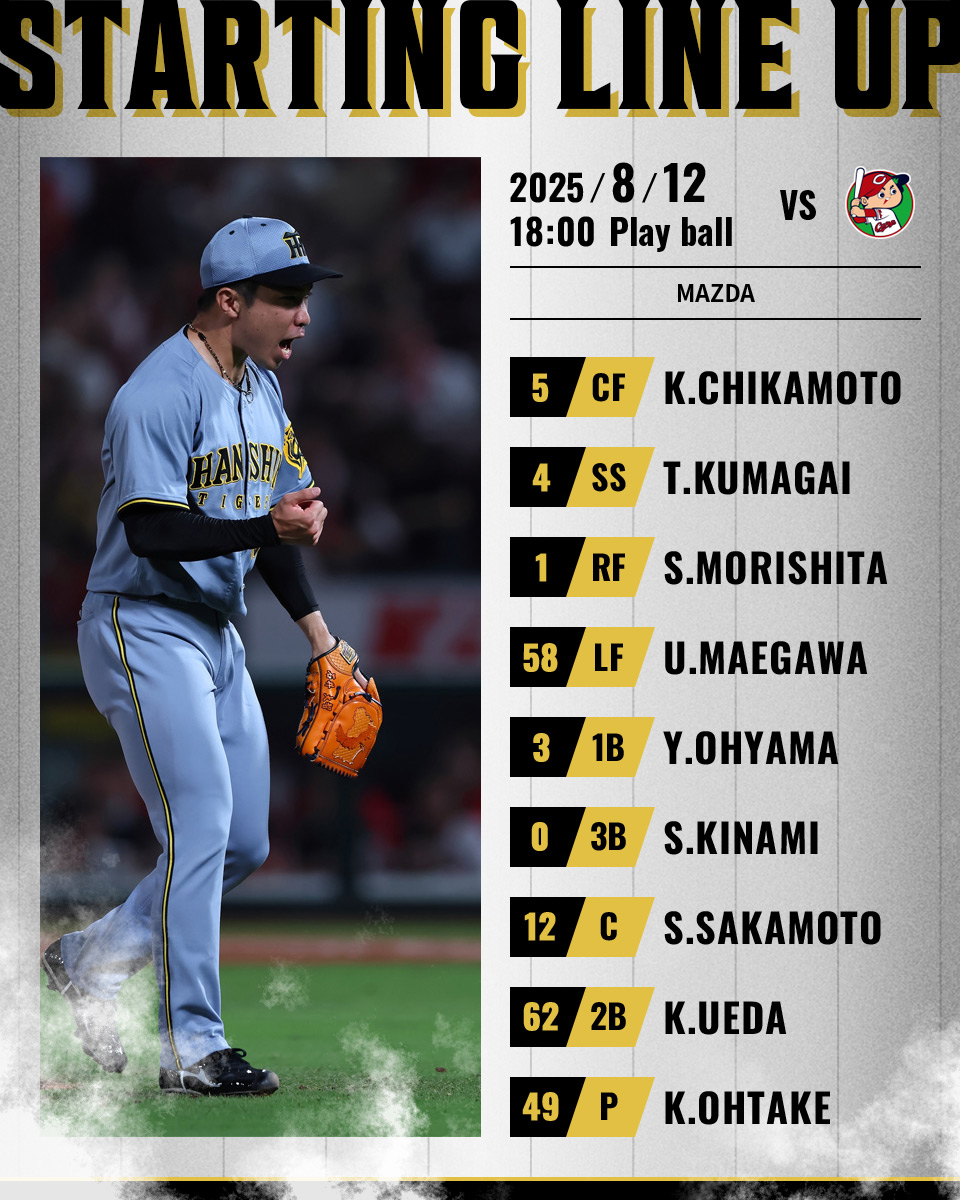 阪神タイガース on X: 