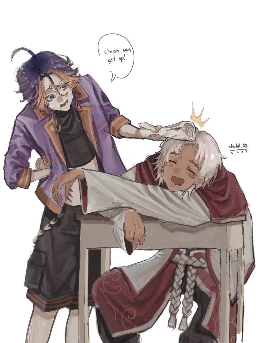 Wakey wakey <a href="/YokaiiVT/">👺Yokaii⚔️ YOKAI ENVTUBER</a> It's time for school

THANK YOU <a href="/nkolai_8/">🐟nkolai_08🐟 VGEN COMM OPEN ✨</a> FOR THE AWESOME ART!!