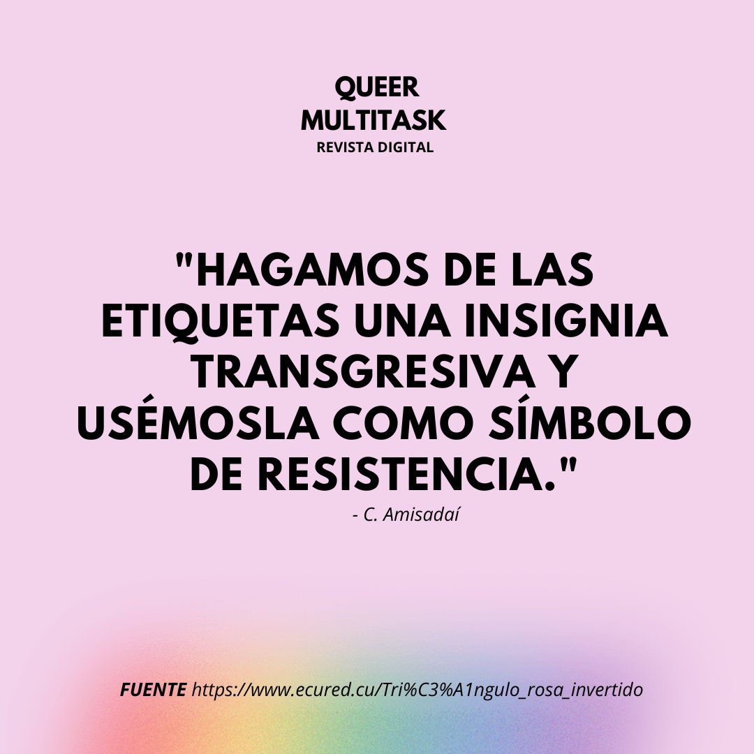 QueerMultitask's tweet image. A veces como comunidad solo sabemos lo que pasa al momento o reconocemos a los actores principales de marchas pasadas. Pocas veces logramos adentrarnos a la historia que nos compete como la minoría que ha sido excluida desde tiempo atrás. Por eso dejo por aquí una pequeña nota.