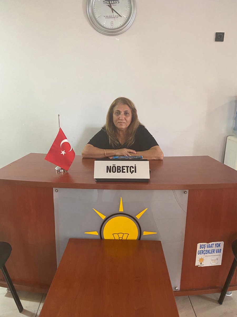 İlçe Kadın Kolları Başkanlığında Bugünkü Nöbetçimiz Yönetim Kurulu Üyemiz Fatma Kürkçüoğlu’dur.Soru,Görüş ve Önerileriniz İçin Sizleri İlçe Başkanlığımıza Bekliyoruz <a href="/omerrcelik/">Ömer Çelik</a> <a href="/KaramikSunay/">Sunay Karamık</a> <a href="/tugbaisikercan/">Tuğba IŞIK ERCAN</a> <a href="/abdullahdogru01/">Abdullah Doğru</a> <a href="/farukaytek/">Faruk Aytek</a> <a href="/Tamer_Dagli/">Tamer Dağlı 🇹🇷</a> <a href="/Hacer_Soylemez1/">Hacer Söylemez</a>