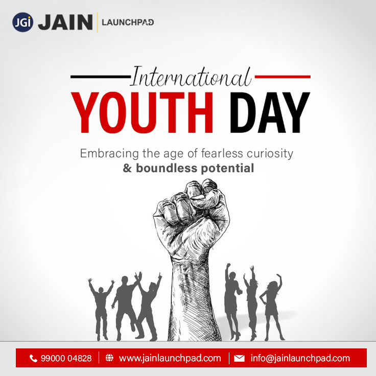JainLaunchpad's tweet image. Wishing all young minds a Happy Youth Day!
May your dreams be bold, your courage unshakable, and your journey filled with purpose. The future is yours to create and it starts today.❤️

#JAINLaunchpad #InternationalYouthDay