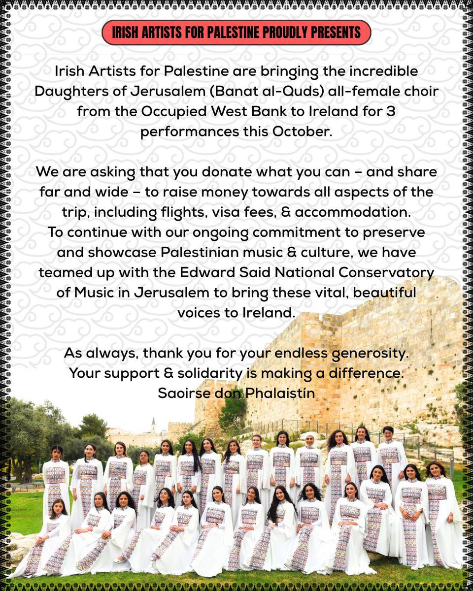 Irish Artists For Palestine tweet media