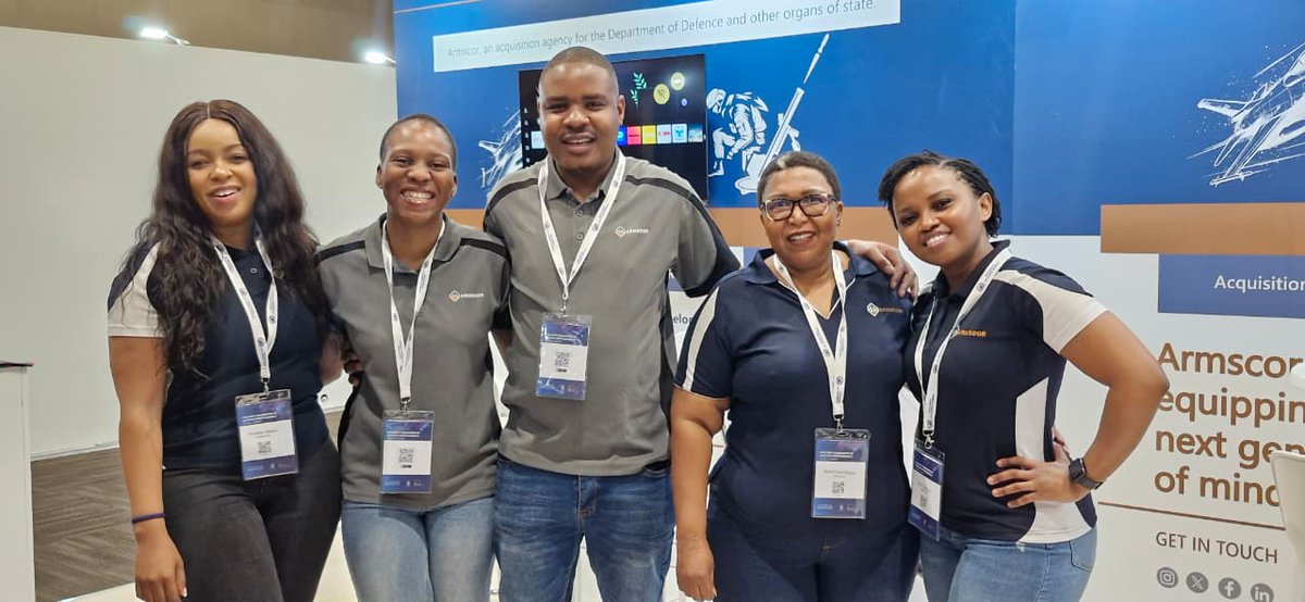 Day 1 at #NGAP2025. <a href="/ArmscorSoc/">Armscor SOC</a>  is showcasing our Youth Development Programme (YDP), inspiring SA’s future aviation &amp; defence leaders through STEM skills, mentorship &amp; career readiness. Visit our stand and discover how we can help launch your future.    #YouthEmployment