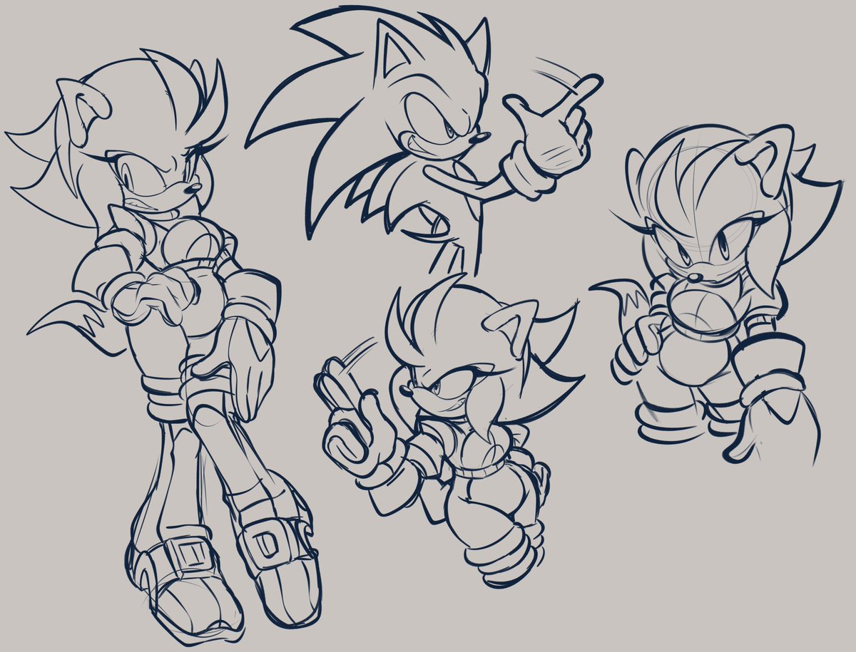 Spark the Mink doodles because I miss my gal 💚