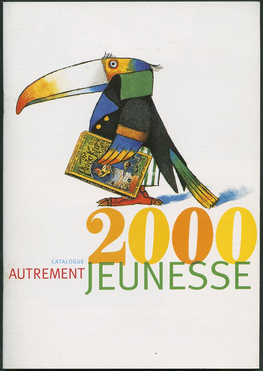 [Collections💎] En cette journée internationale de la jeunesse, le musée présente 3 couvertures de catalogues d'éditeurs jeunesse, joliment illustrées, imprimés entre 1985 et 2000. Cet objet publicitaire (désormais rare !), le musée en possède plusieurs centaines !