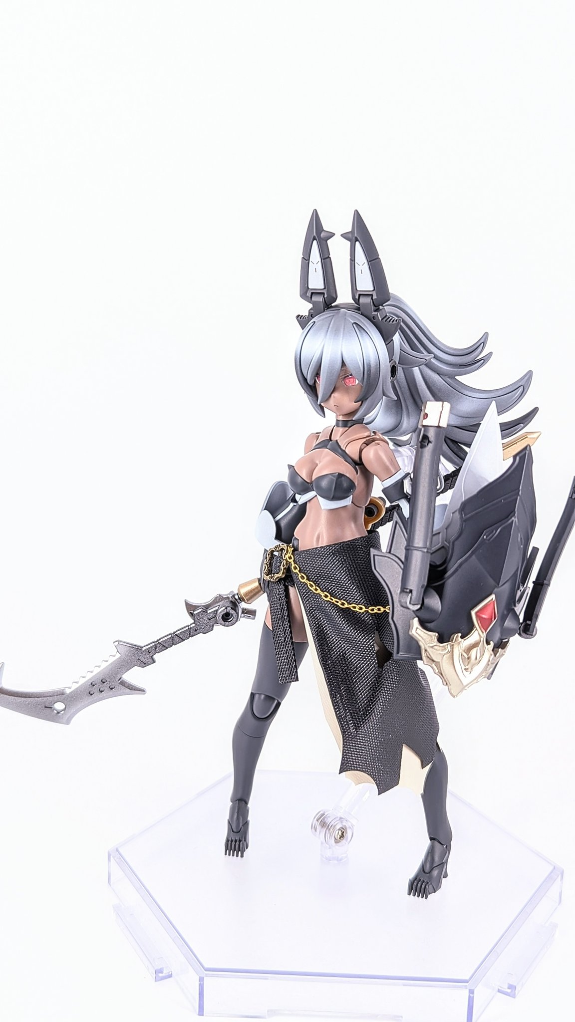 メガミデバイス 製作レビュー】#メガミデバイス 朱羅 忍者 枢 を1/12バイク